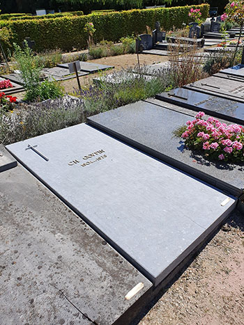 Tombe après